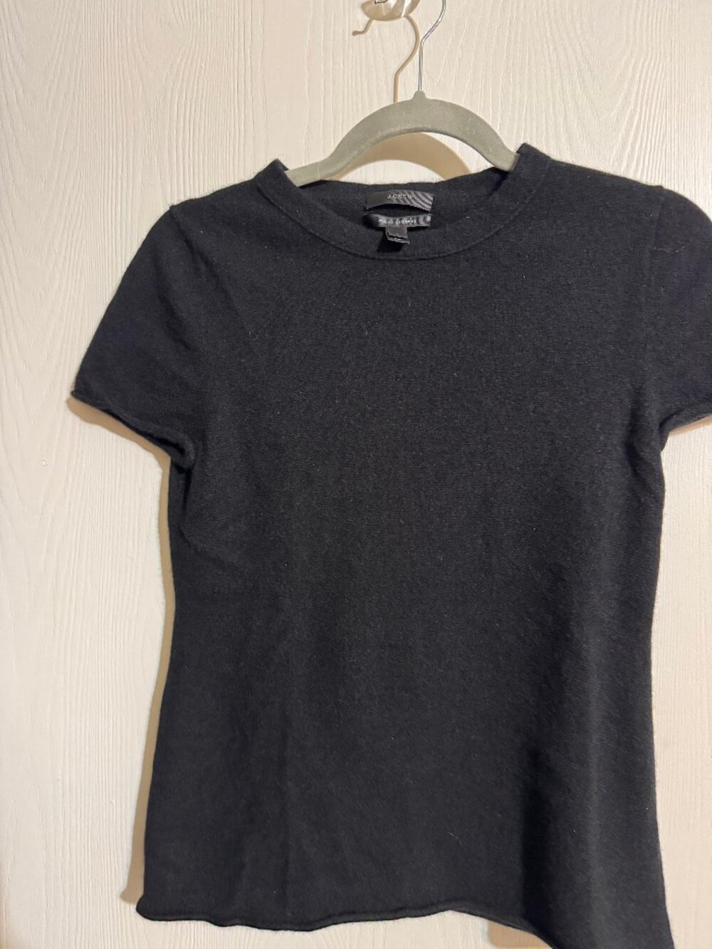 JCrew short-sleeve cashmere T-shirt